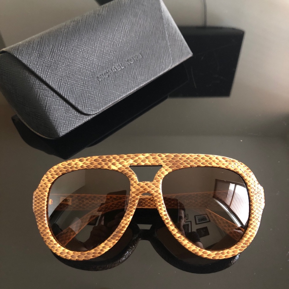 Lizard Skin Aviator Sunglasses